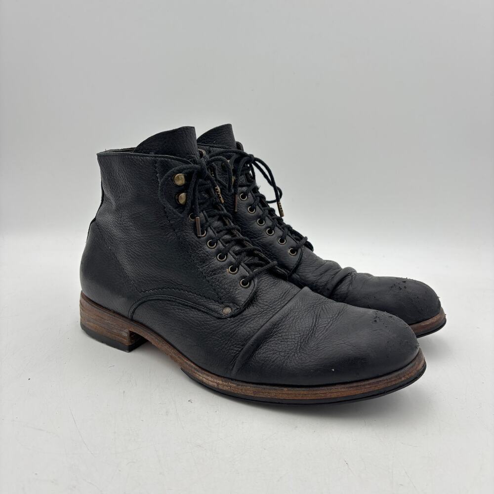 Shoto 5998 Handmade in Italy Boots Vibram Men's 12 D Lamb Leather